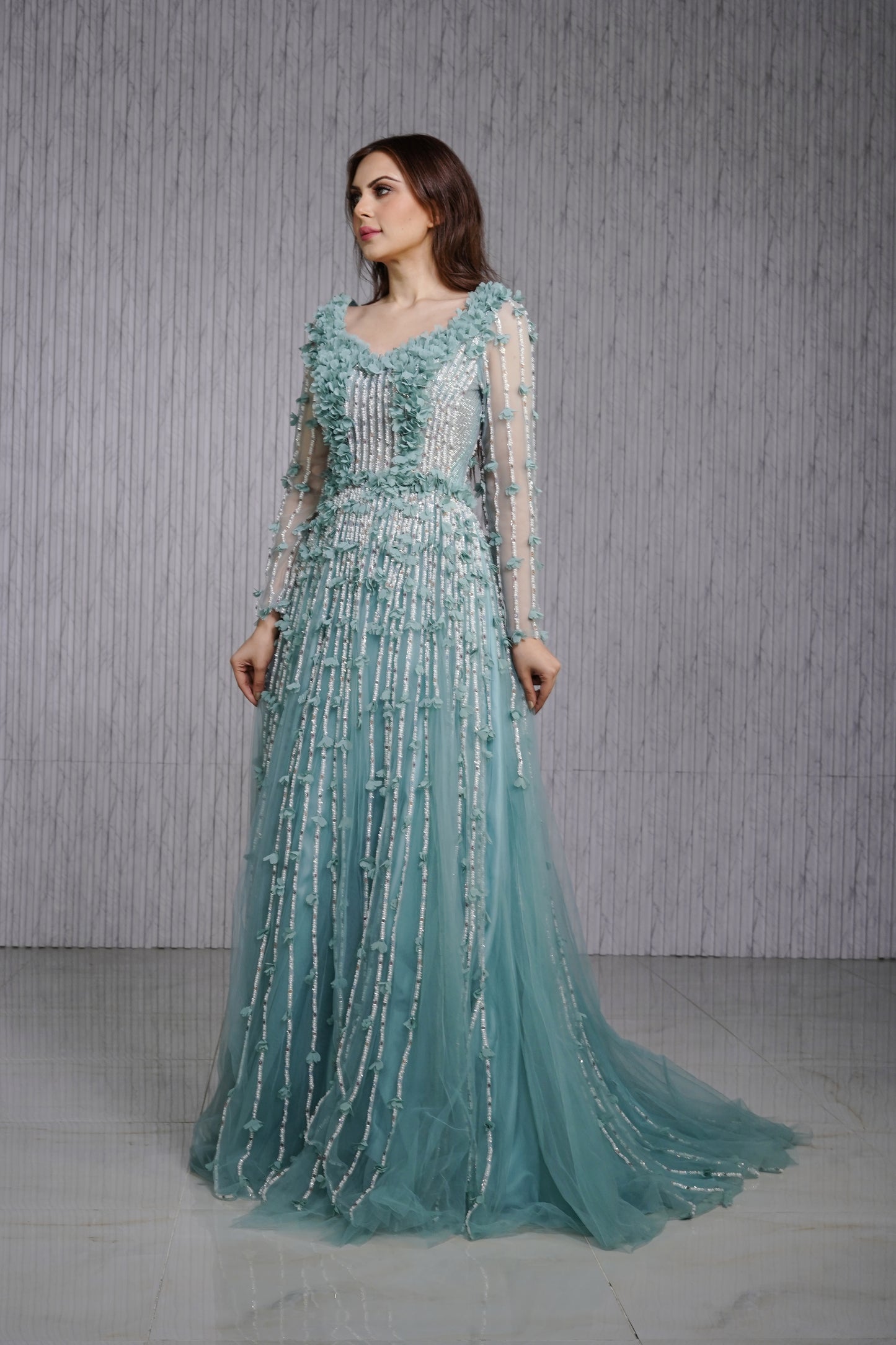 Mint Green Dress
