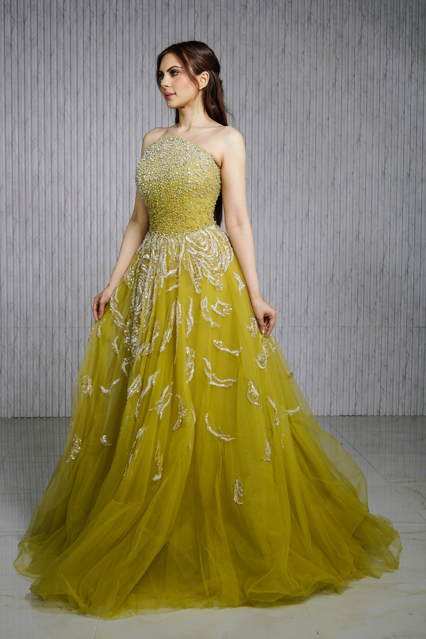 mustard Dress