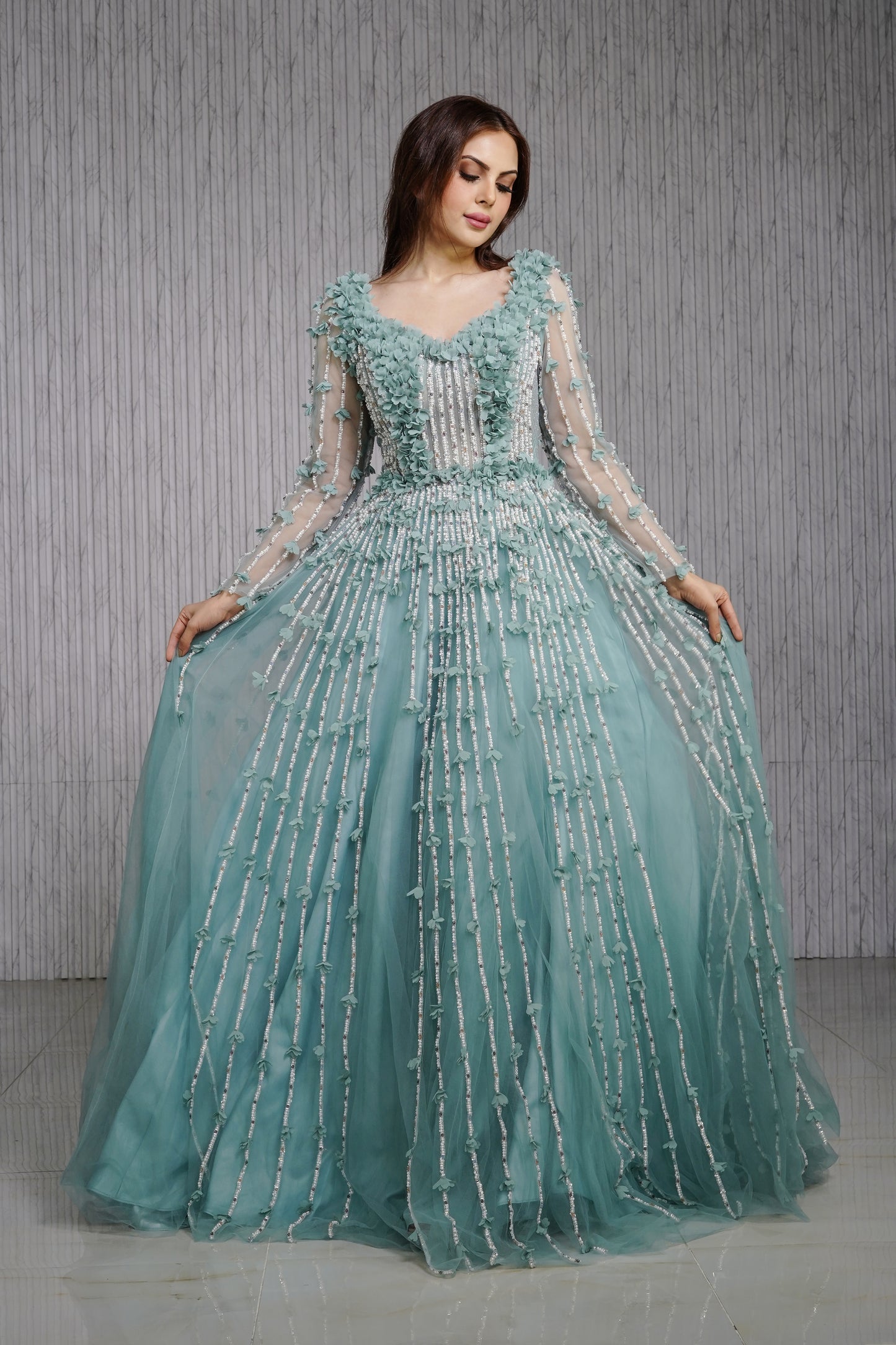 Mint Green Dress