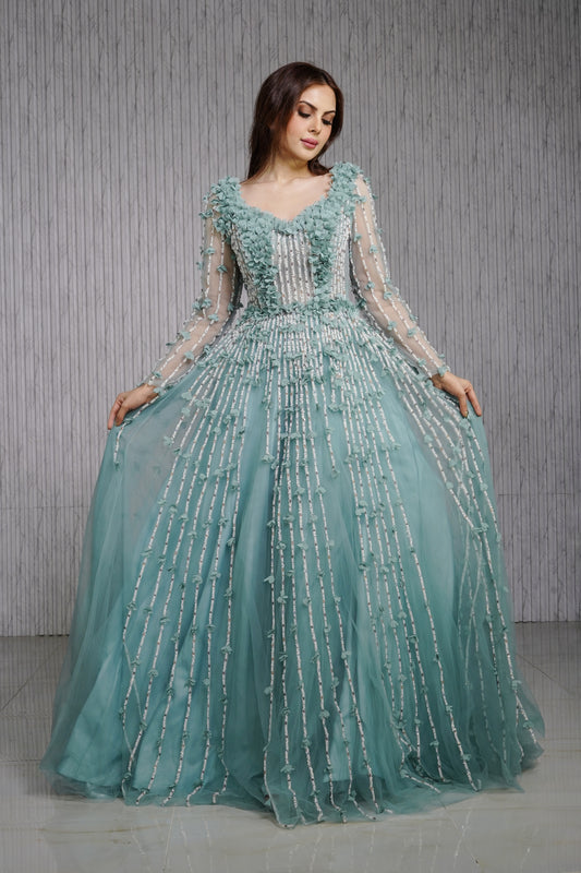 Mint Green Dress