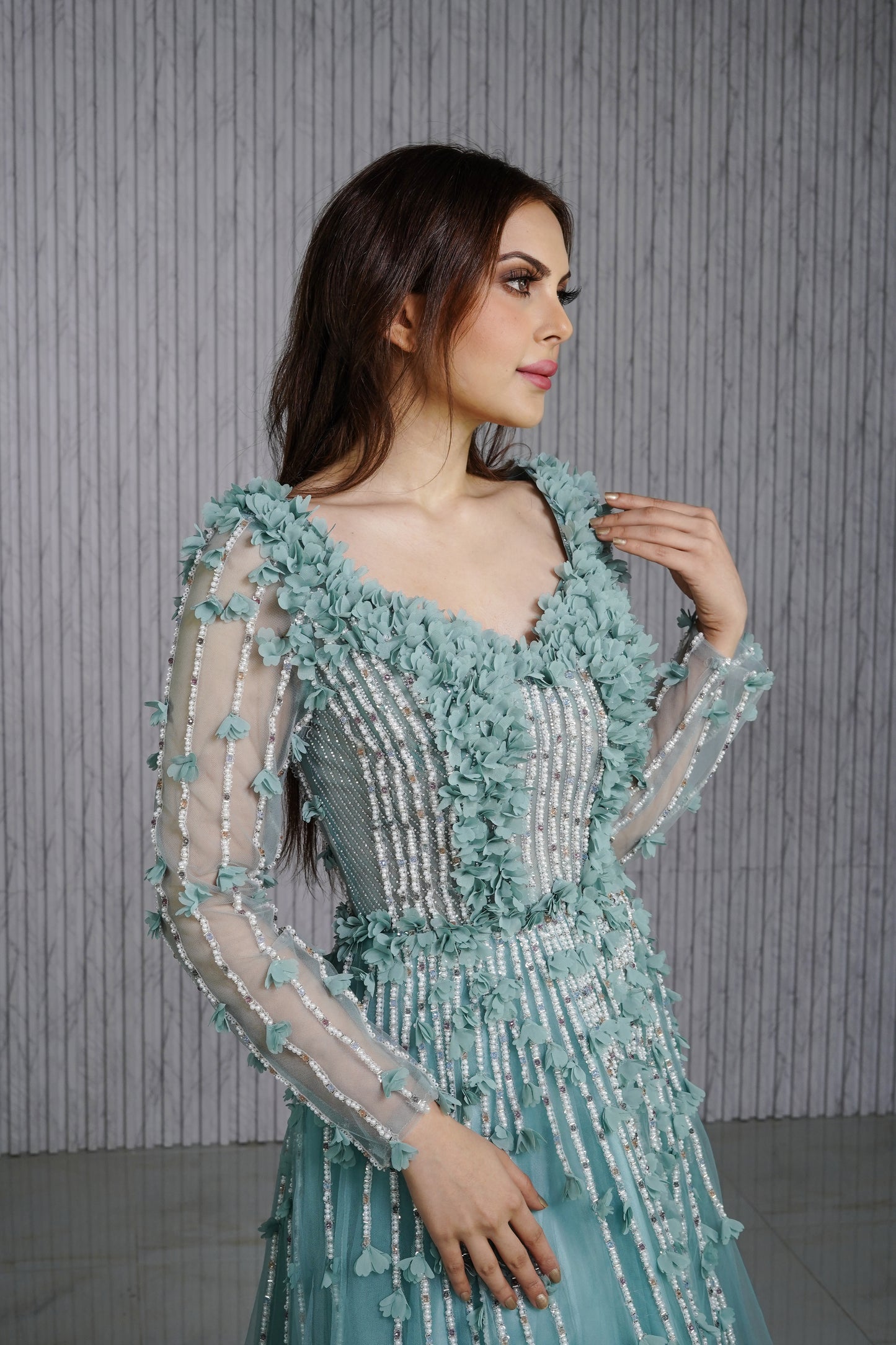 Mint Green Dress